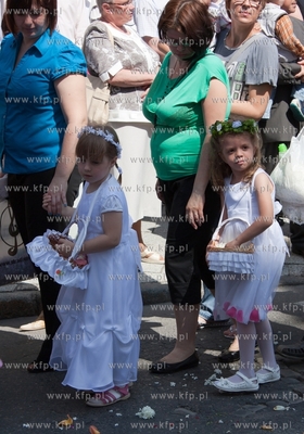 Procesja Bozego Ciala w Starogardzie Gdanskim. 30.05.2013...