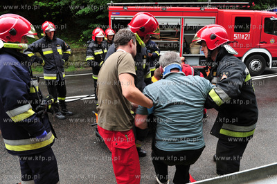Sopot, ul. Malczewskiego. Wypadek drogowy. Kierowca...