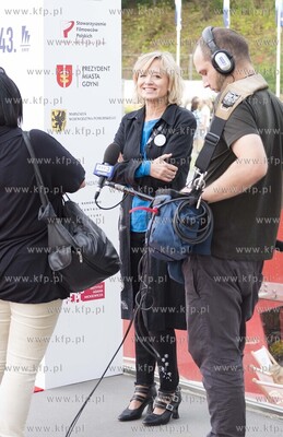 43. Festiwalu Polskich Filmów Fabularnych. Nz. Małgorzata...