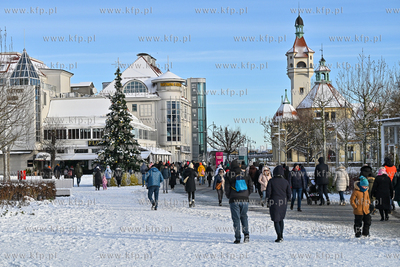 Sopot. Pierwszy śnieg w Sopocie. 04.12.2024 / fot....