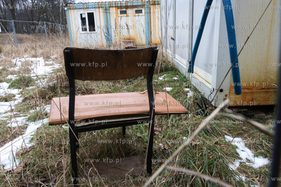 Zniszczone kontenery w rejonie ul. Zielonogórskiej...