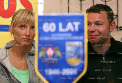 Anna Rogowska z z narzeczonym i zarazem trenerem Jackiem...