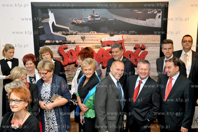 Urodziny Lecha Walesy w Palacu Opatow w Gdansku Oliwie....