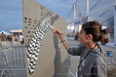 Heineken Open'er Festival w Gdyni. Z tych tkanin powstana...