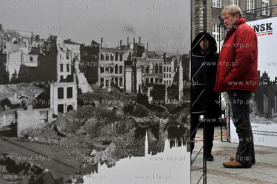 Wystawa Gdansk miasto od nowa na Dlugim Targu. Zdjęcia...