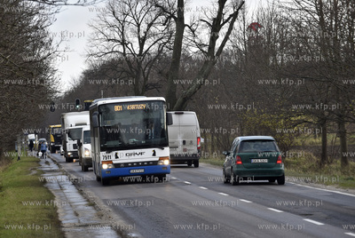 Gdańsk Kokoszki. Autobus marki Setra należacy do...