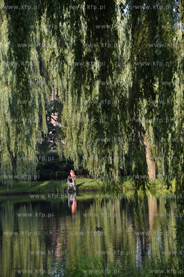 Park Oruński im. Emilii Hoene w Gdańsku. 4.08.2018...