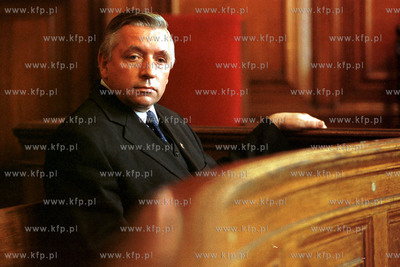 Andrzej Lepper w Sadzie Okregowym w Gdansku - przedstawiono...