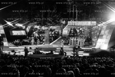 Festiwal Piosenki w Sopocie "Interwizji" 08.78 Fot....
