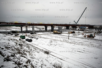 Gdansk. Trwa budowa Trasy Sucharskiego, która to ma...