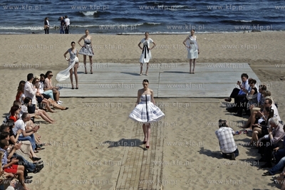 Sopot. Zatoka Sztuki. Prezydent Miasta Sopotu Jacek...