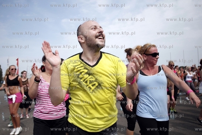 Gdansk.PGE Arena. Maraton Zumby, proba pobicia rekordu...