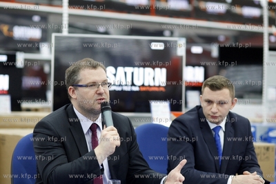 Prezentacja sklepu Saturn w C.H. Riviera w Gdyni. Nz....