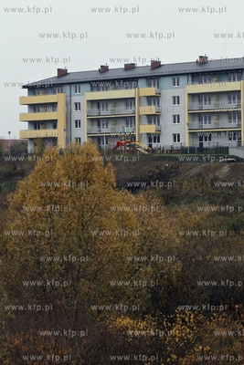 Uroczystosc przekazania mieszkan nowym lokatorom w...