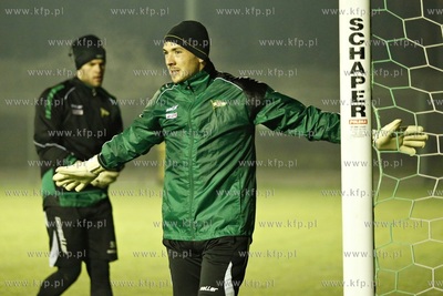 Boisko treningowe przy ul. Traugutta w Gdańsku. Trening...