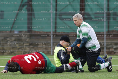 Gdansk. Boisko przy ul. Traugutta.  Sylwestrowy mecz...