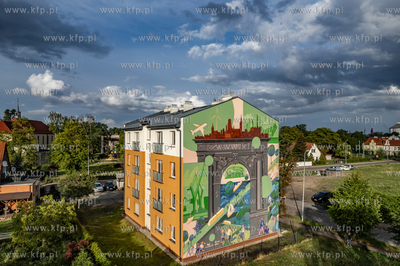 Gdańsk Letnica. Uroczyste odsłonięcie muralu poświęconego...