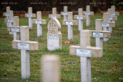 Wojskowy Cmentarz Francuski w Gdańsku. Uroczystości...