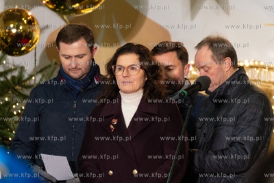 Ceremonia otwarcia Gdańskiego Jarmarku Bożonarodzeniowego....
