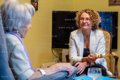 Przyjęcie z okazji 103. urodzin pani Krystyny Ramułt...