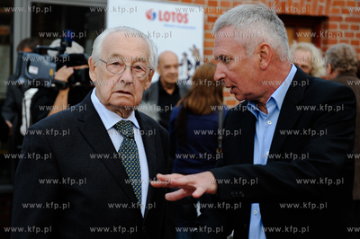 Gdansk. Dziedziniec Polskiej Filharmoni Baltyckiej....