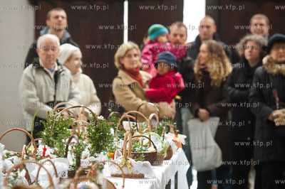 Gdansk.Swieta Wielkanocne w Bazylice Mariackiej. Wielka...