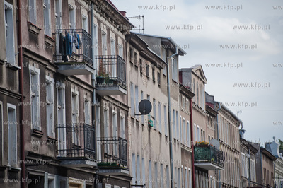 Gdansk. Wrzeszcz. Kamienice przy ulicy Grazyny. 04.09.2012...