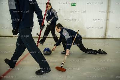 Gdansk. Hala Oliwia. Tor Curlingowy. Mecz 5 kolejki...