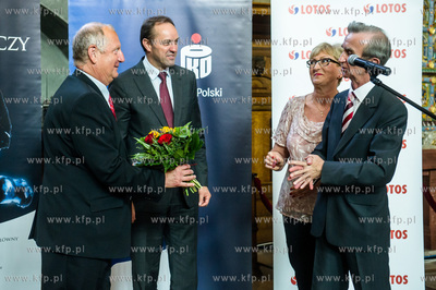Gdansk. Dwor Artusa. Uroczystosc wreczenia Nagrody...