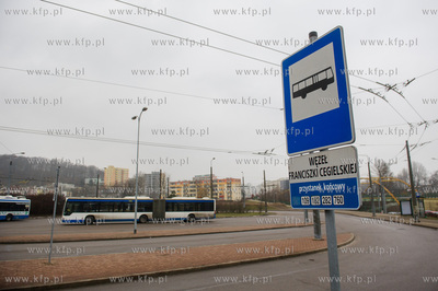 Gdynia. Wezeł przesiadkowy im Frańciszki Cegielskiej.
03.02.2017
fot....