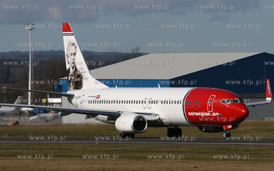 Gdansk , Rebiechowo Nz. Boeing 737-8FZ Norwegian Air...