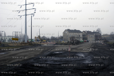 Roboty drogowe na ul. Sienna Grobla 06.02.2009 Fot....