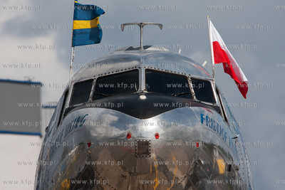 Juz po raz drugi zawital na Gdanskie lotnisko zabytkowy...