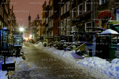 Zimowo - nocny Gdansk. Nz. ul. Mariacka
14.01.2010
fot....