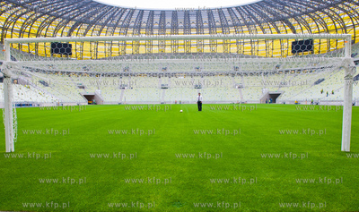 Gdansk. Stadion PGE Arena Gdansk. Wizytacja Sejmowej...