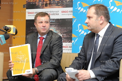 Ergo Arena Sopot/Gdansk. Konferencja prasowa w zwiazku...