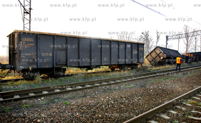 Szczecin / Dalaszewo. Wykolejenie się pociągu towarowego...