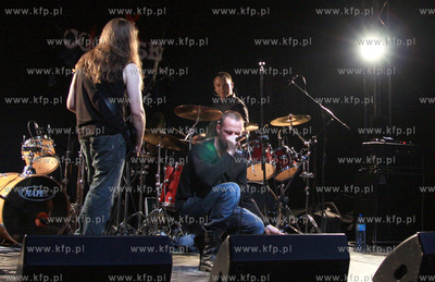 Koncert zespolu Cochise na terenie ogrodu kawiarni...