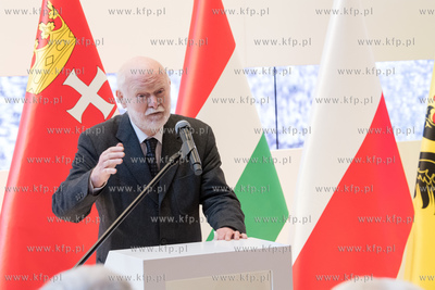 Gdańsk, Europejskie Centrum Solidarności ECS. Wręczenie...