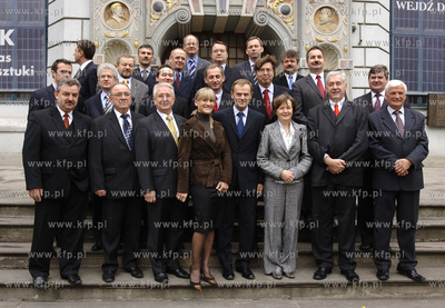 Gdansk. Dwor Artusa. Donald Tusk przyjechal do rodzinnego...