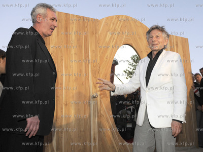 Sopot. Festiwal Gwiazd. Roman Polanski odslonil rzezbe...