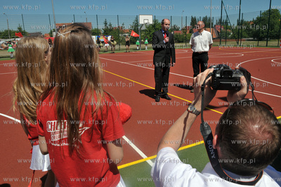 Gdansk, Suchanino. Otwarcie nowoczesnego boiska - kompleksu...