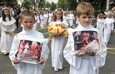 Procesja Bozego Ciala w parafii Najswietszej Maryi...