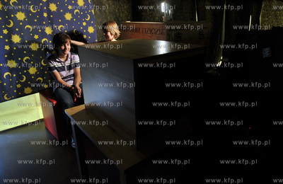 Plac przy kosciele sw. Mikolaja w Gdansku. Wystawa...