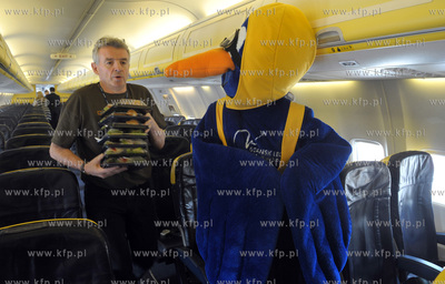 Port Lotniczy Gdansk. Konferencja Michael'a O'Leary...