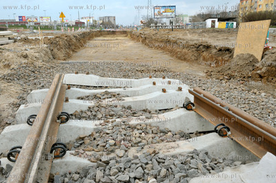 Gdańsk Chełm. Budowa nowej trasy tramwajowej na al....