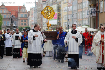 Gdansk. Procesja glowna Bozego Ciala.
23.06.2011
fot....