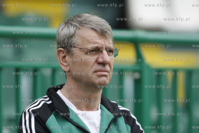 Gdansk. Emenuel Olisadebe trenuje z druzyna Lechii...