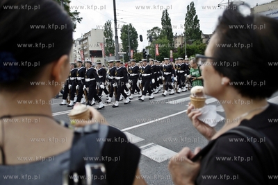 Gdynia. Swieto Marynarki Wojennej. Parada orkiestr...