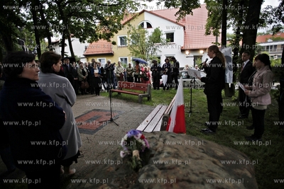 Gdansk. Uroczystosc nadania imienia Krzysztofa Kolbergera...